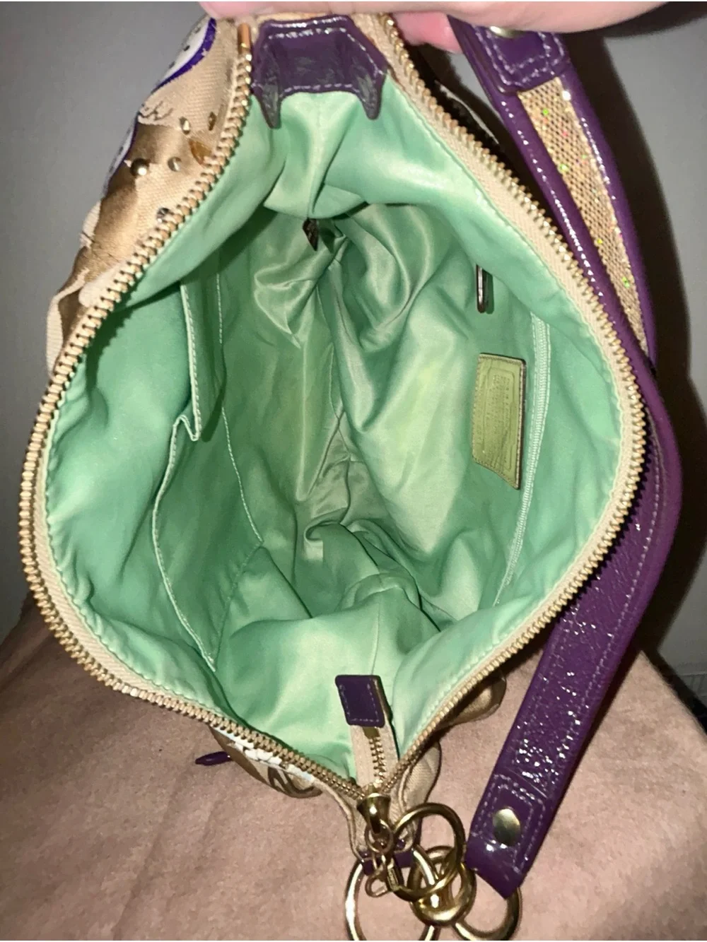 Coach Poppy Pop C Applique Jazzy Hobo Bag . Y2K
